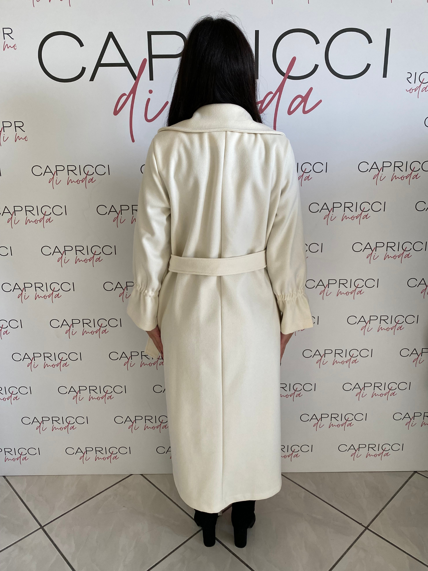 Cappottino Lungo con cintura in vita