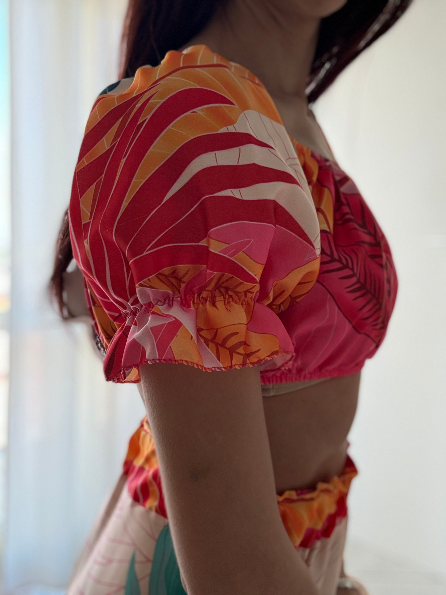 Coordinato Top + Gonnellone Floreale – Eleganza e Comfort