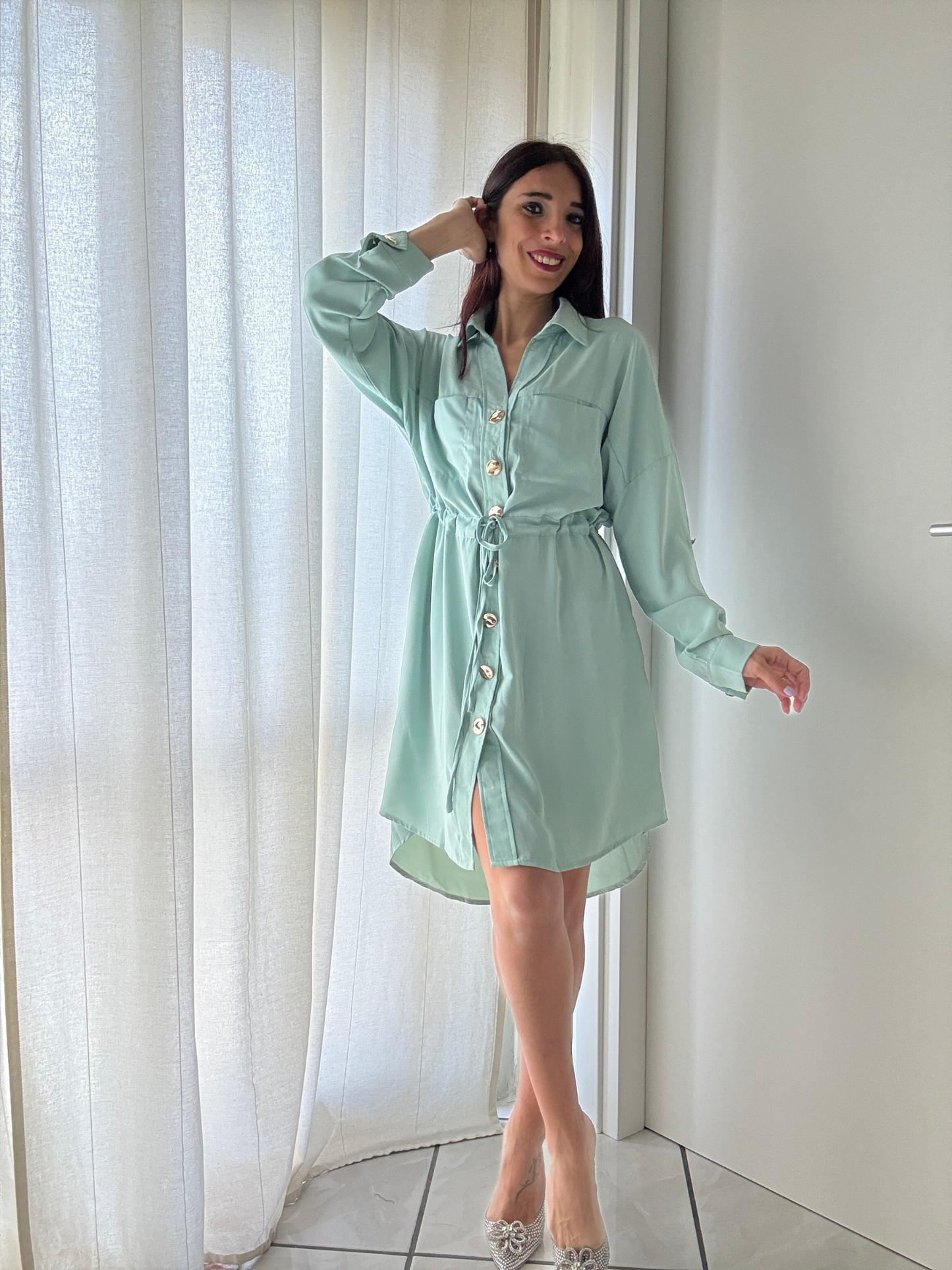 π Chemisier Elegance Gold β Stile e Comfort Senza Compromessi