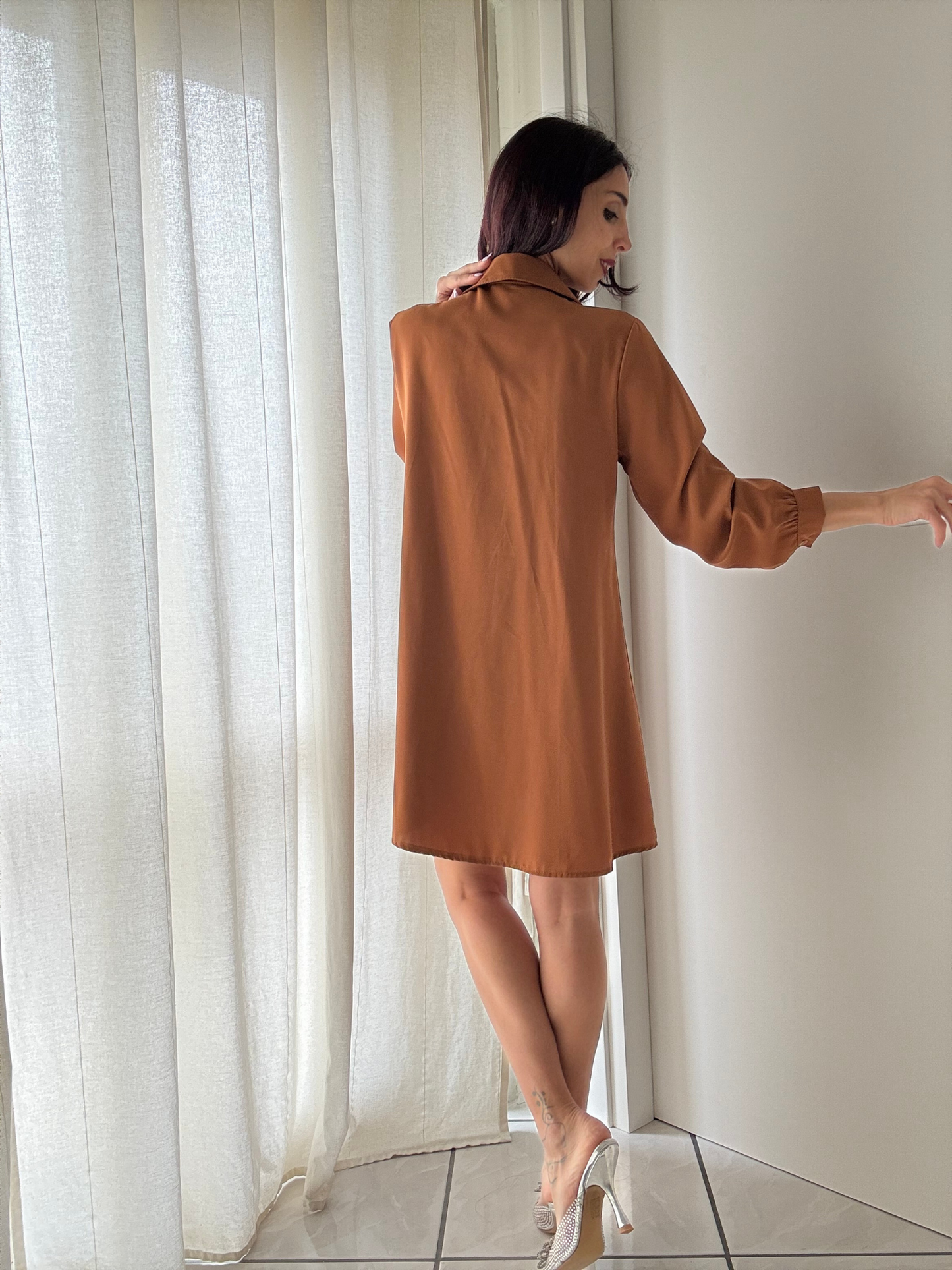 Vestito Camicia Svasato - Taglia Unica