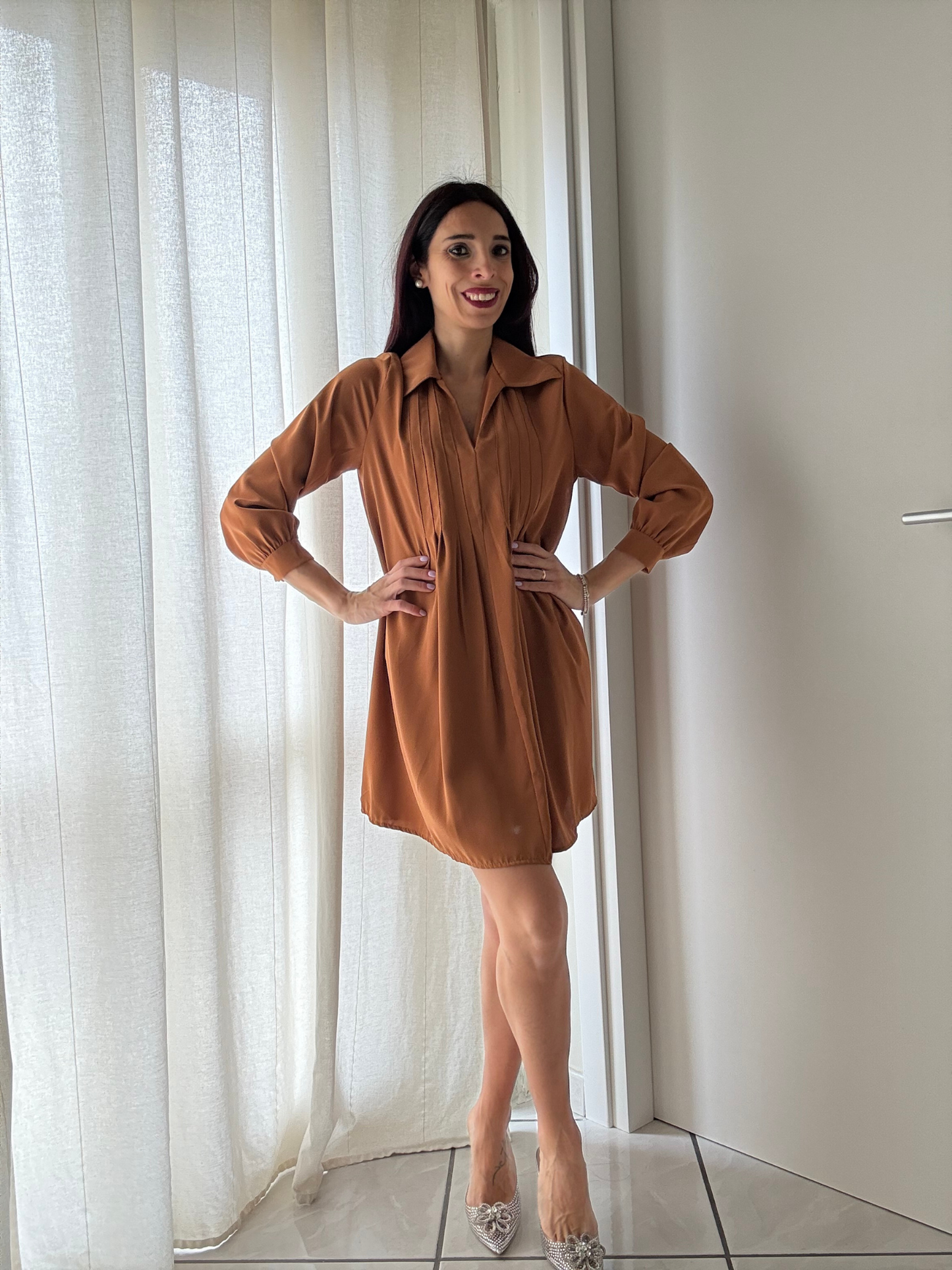Vestito Camicia Svasato - Taglia Unica