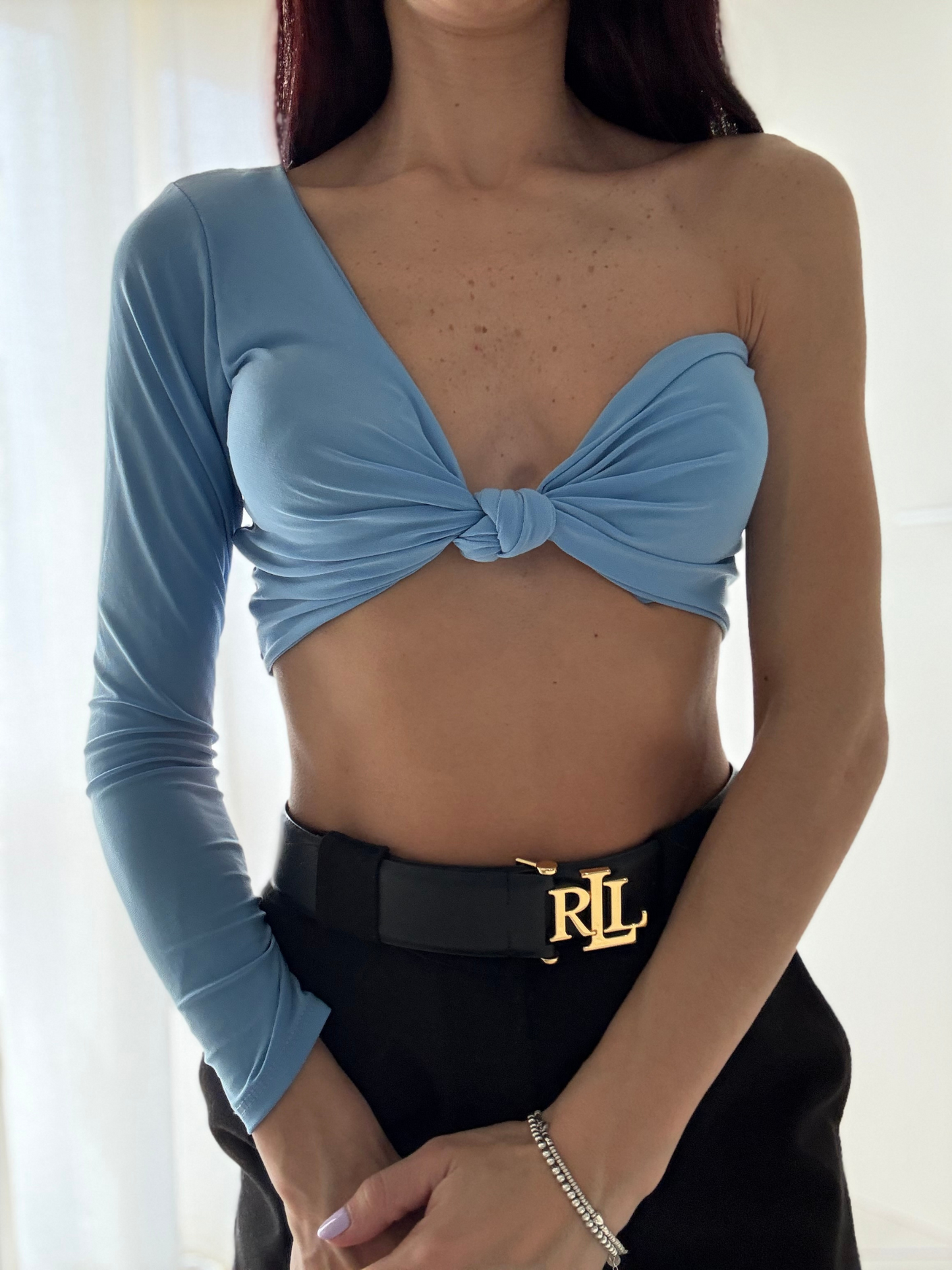 Top Monospalla Manica Lunga con Coppe Preformate