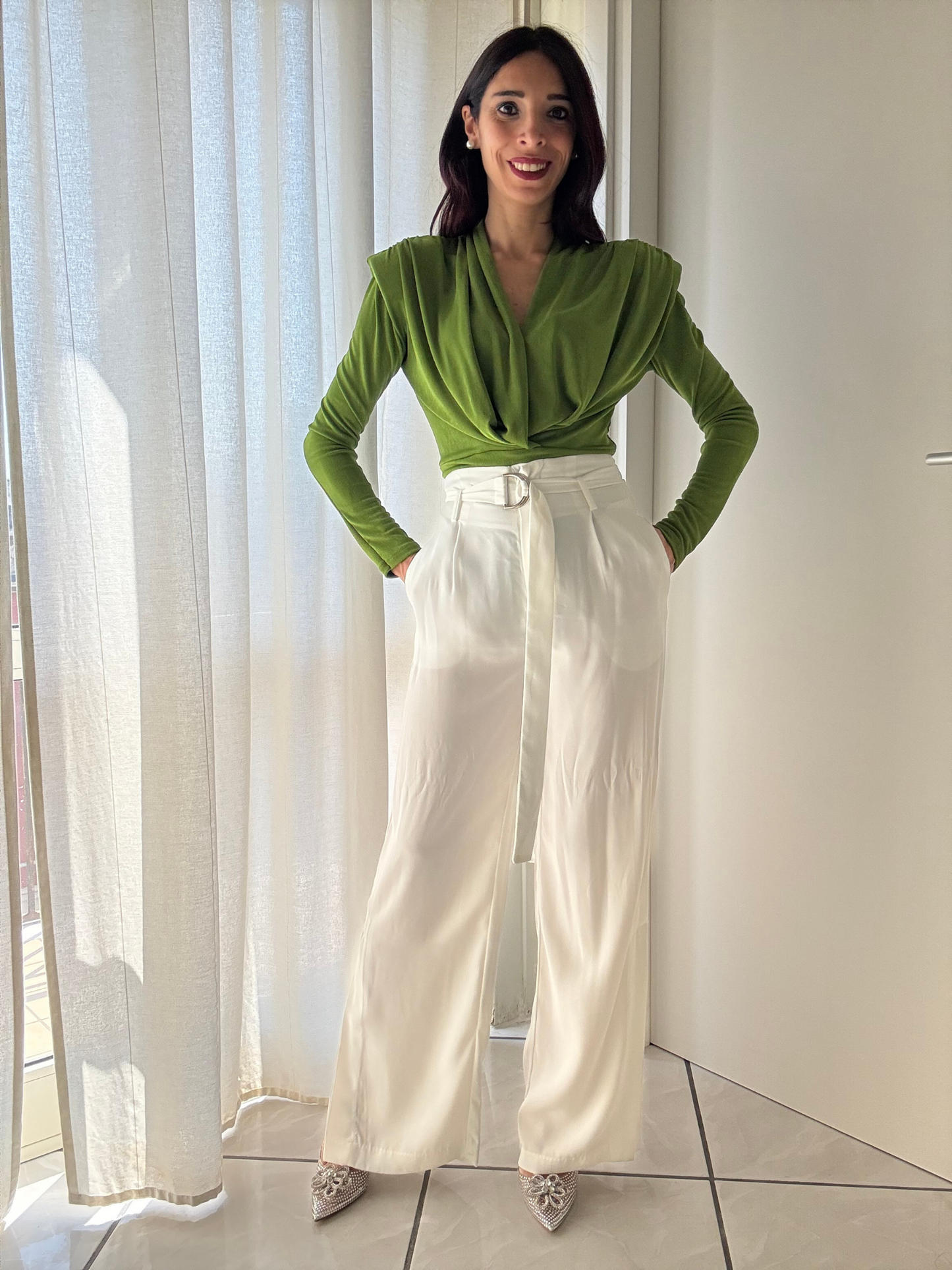 Body con spallina strutturata