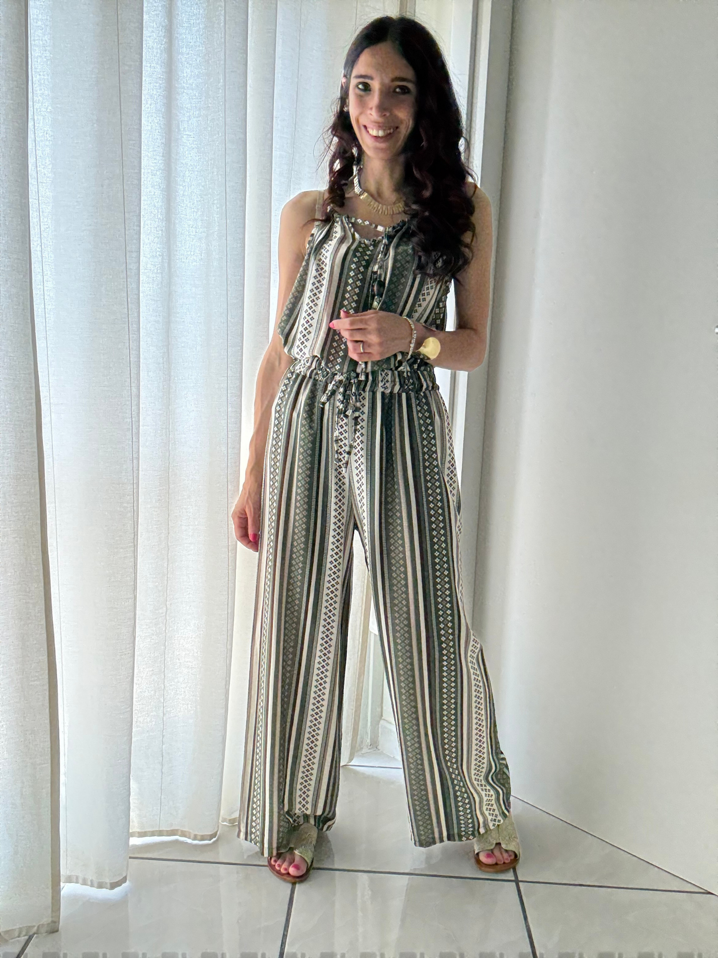 🖤 Coordinato Top + Pantalone Largo