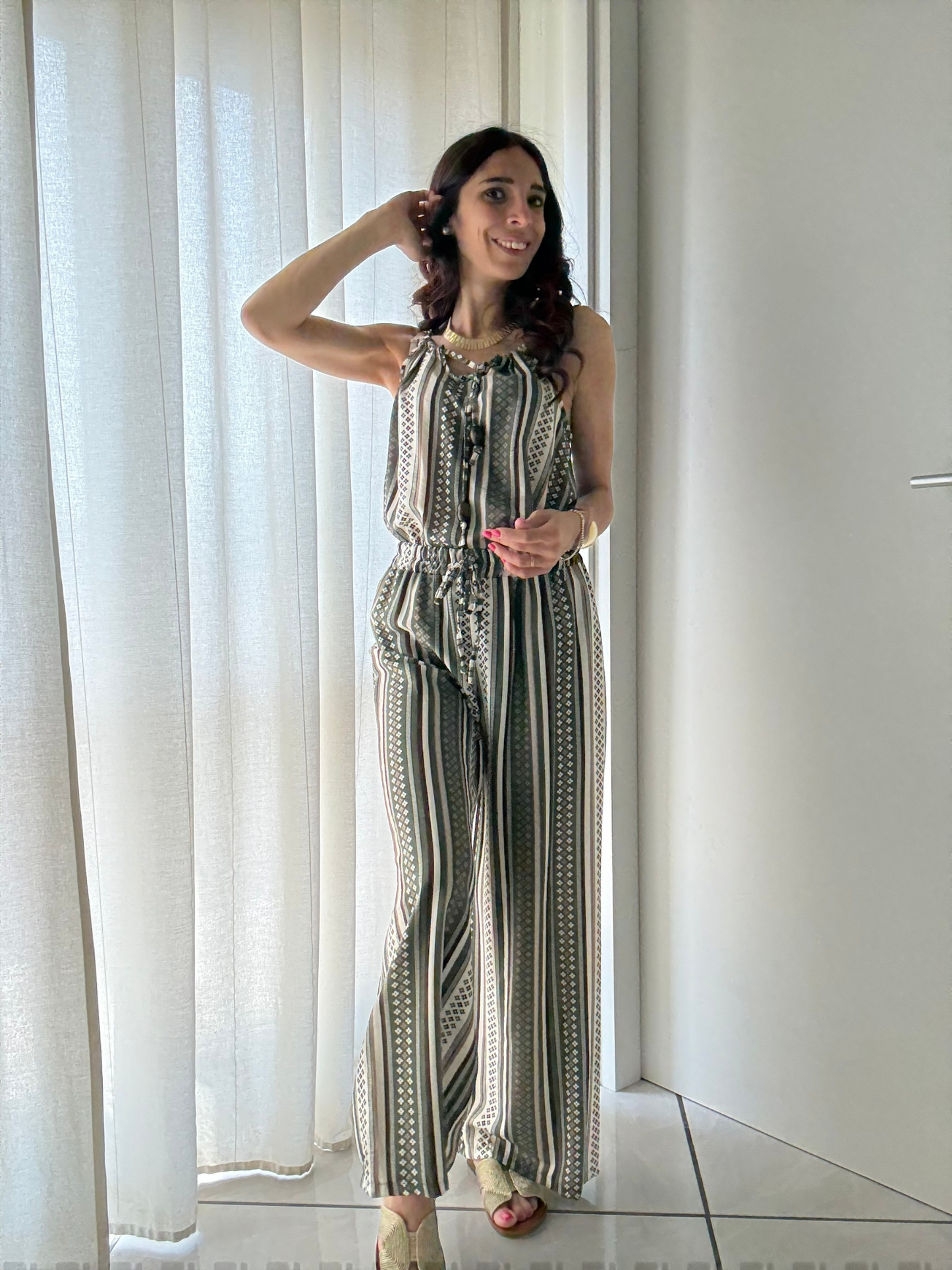 🖤 Coordinato Top + Pantalone Largo