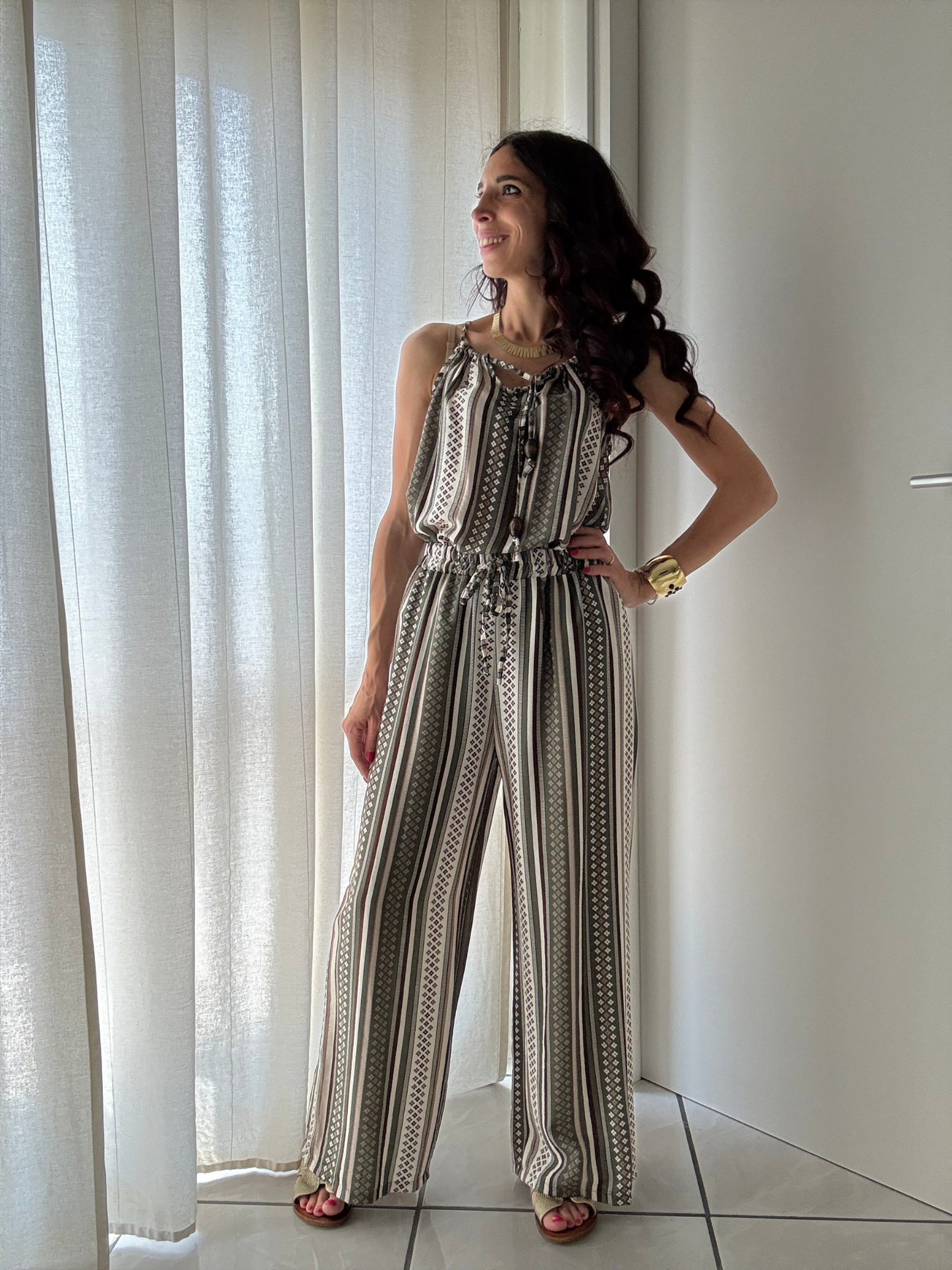 🖤 Coordinato Top + Pantalone Largo