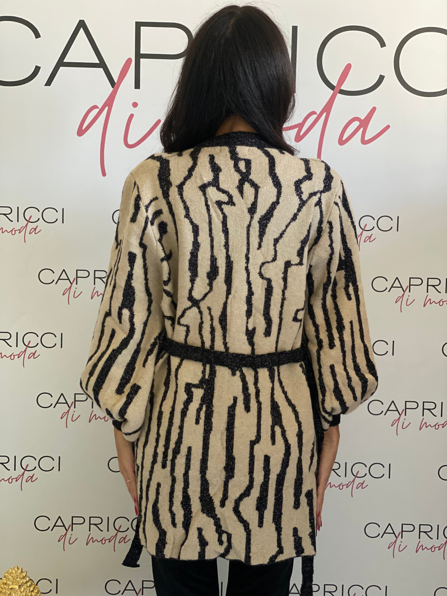 cardigan bicolore