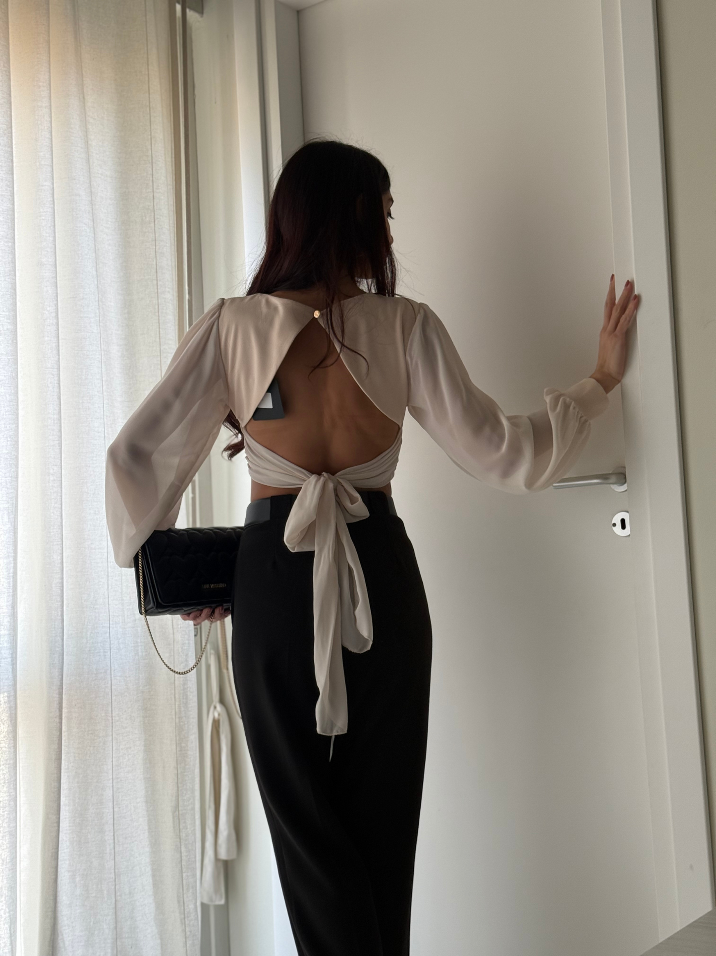 Camicia manica velo